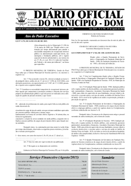 DOM1792-07082015 - Di&aacute;rio Oficial Eletr&ocirc;nico do Munic&iacute;pio de