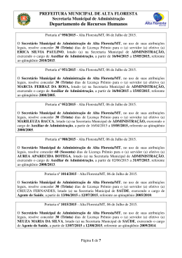 resumo portarias de licen&ccedil;a pr&ecirc;mio concedidas aos servidores em