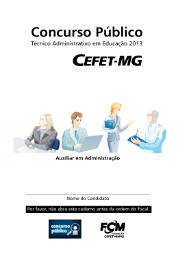 Prova - cefet-mg