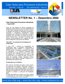 SHIP Newsletter Portugues - Solar Thermal | IEA-SHC