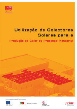 Utiliza&ccedil;&atilde;o de Colectores Solares para a