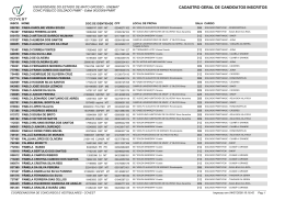 Locais de Provas - Letra P