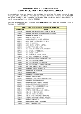 resultado da avaliação psicológica