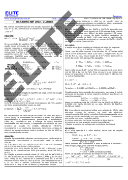 Qu&iacute;mica - Elite Pr&eacute;-Vestibular