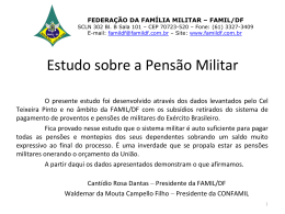 FEDERA&Ccedil;&Atilde;O DA FAM&Iacute;LIA MILITAR &ndash; FAMIL/DF