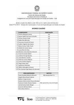 Resultado para publica&ccedil;&atilde;o