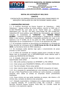 Edital completo - IMES Catanduva