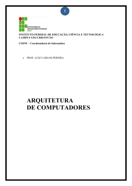 apostila vers&atilde;o 2 arquitetura de computadores
