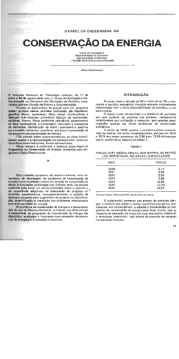 coNsERvAÇÃo DA ENERGIA - Instituto Nacional de Tecnologia