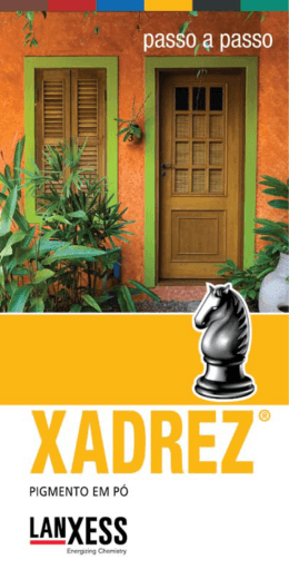 Aplica&ccedil;&otilde;es Xadrez Pigmento em P&oacute;