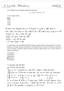 1º Simulado - Complementar.info!