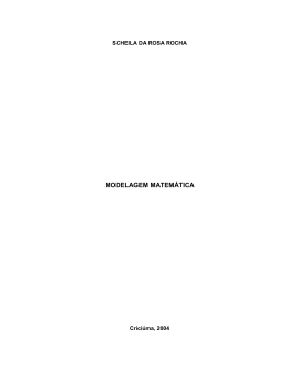 modelagem matemática - Universidade do Extremo Sul Catarinense