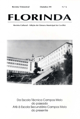 Revista Cultural - C&acirc;mara Municipal da Covilh&atilde;