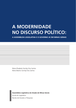 A MODERNIDADE NO DISCURSO POLÍTICO: