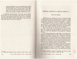 MOREIRA CAMPOS E A ARTE DO CONTO (*)
