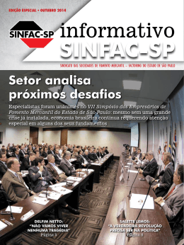 informativo - SINFAC-SP