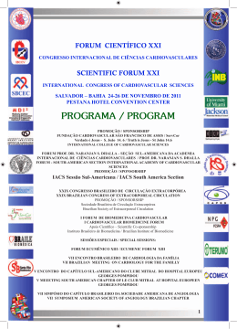 PROGRAMA / PROGRAM