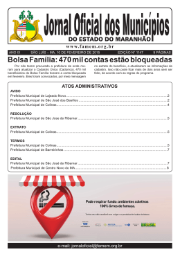 Edi&ccedil;&atilde;o N&ordm;: 1147