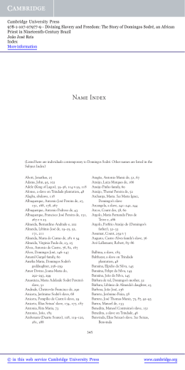 Name Index - Assets - Cambridge University Press