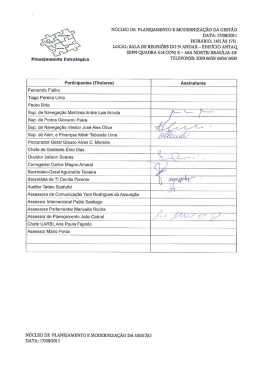 Lista de Presença