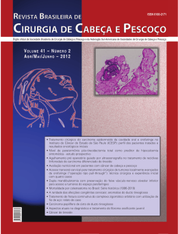 Revista SBCCP 41(2).indd - Sociedade Brasileira de Cirurgia de