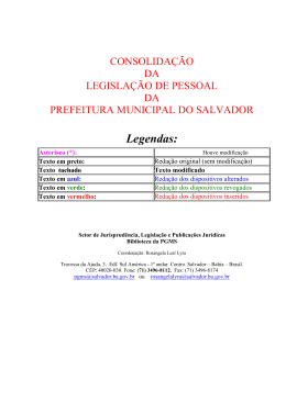 Lei Complementar N&ordm; 01/91.