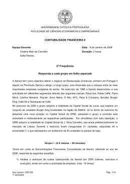 Teste Janeiro 2008 - Universidade Católica Portuguesa