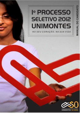 Manual do Candidato - Cotec - Universidade Estadual de Montes