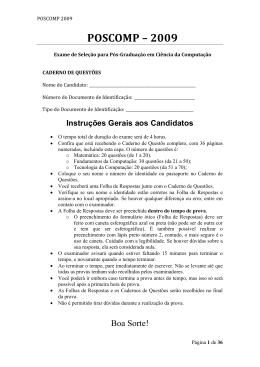 POSCOMP &ndash; 2009