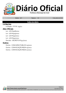 Di&aacute;rio Oficial