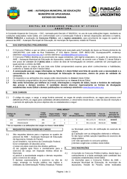 Edital - Banco de Concursos