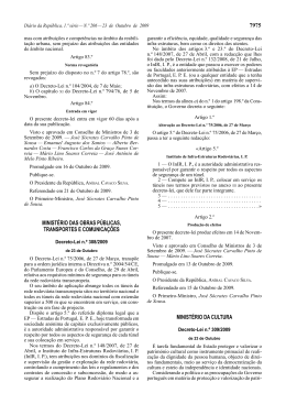Decreto-Lei 309/2009