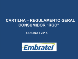 regulamento geral consumidor “rgc”