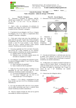 Lista de exercicíos - MAA 006