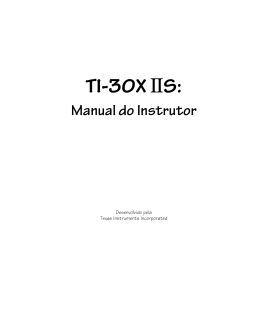 TI-30X ÖS: - Texas Instruments