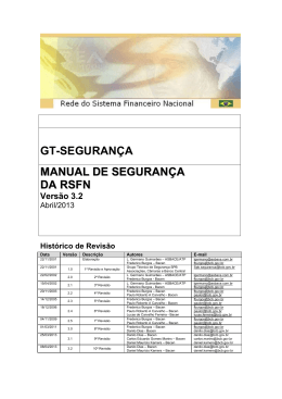 requisitos de seguran&ccedil;a para o spb