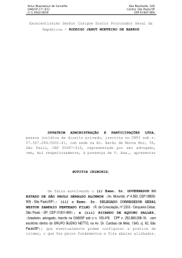 Doc. 18 Representa&ccedil;&atilde;o oposta na Procuradoria Geral da