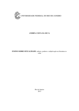 saberes, poderes e subjetivação na literatura escolar