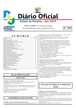 24 - Imprensa Oficial do Estado de Roraima