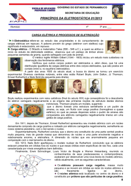 PRINC&Iacute;PIOS DA ELETROST&Aacute;TICA 01/2013