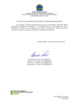 Baixar Ato de Divulga&ccedil;&atilde;o da Rela&ccedil;&atilde;o de Candidatos Inscritos