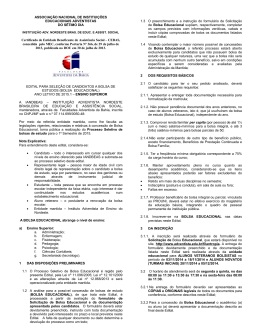 edital - Faculdade Adventista da Bahia