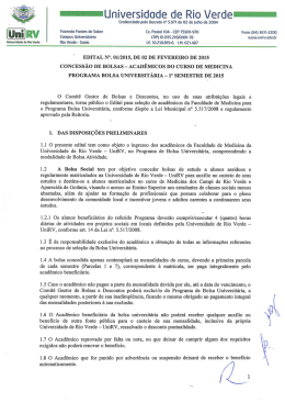 Bolsa Social - Medicina 2015