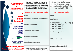 a uma bolsa integral no cursinho PREVEST para 2012