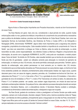 Fevereiro - Clube Naval Charitas