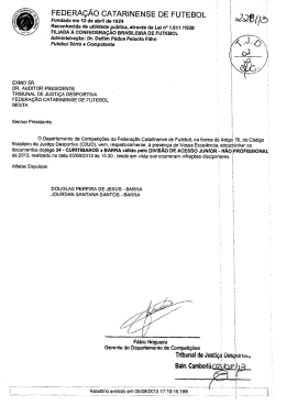 Proc. 228-13 - Federação Catarinense de Futebol