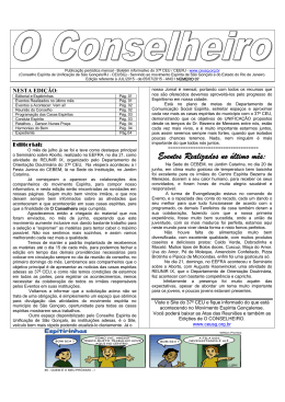 Eventos Realizados no &uacute;ltimo m&ecirc;s: