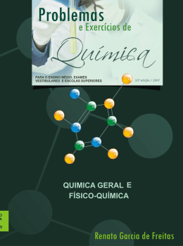 Problemas de f&iacute;sico qu&iacute;mica e qu&iacute;mica geral