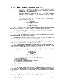 LEI N.&deg; 1.752 DE 17 DE AGOSTO DE 1.990