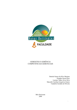 gerentes e ger&ecirc;ncia compet&ecirc;ncias gerenciais